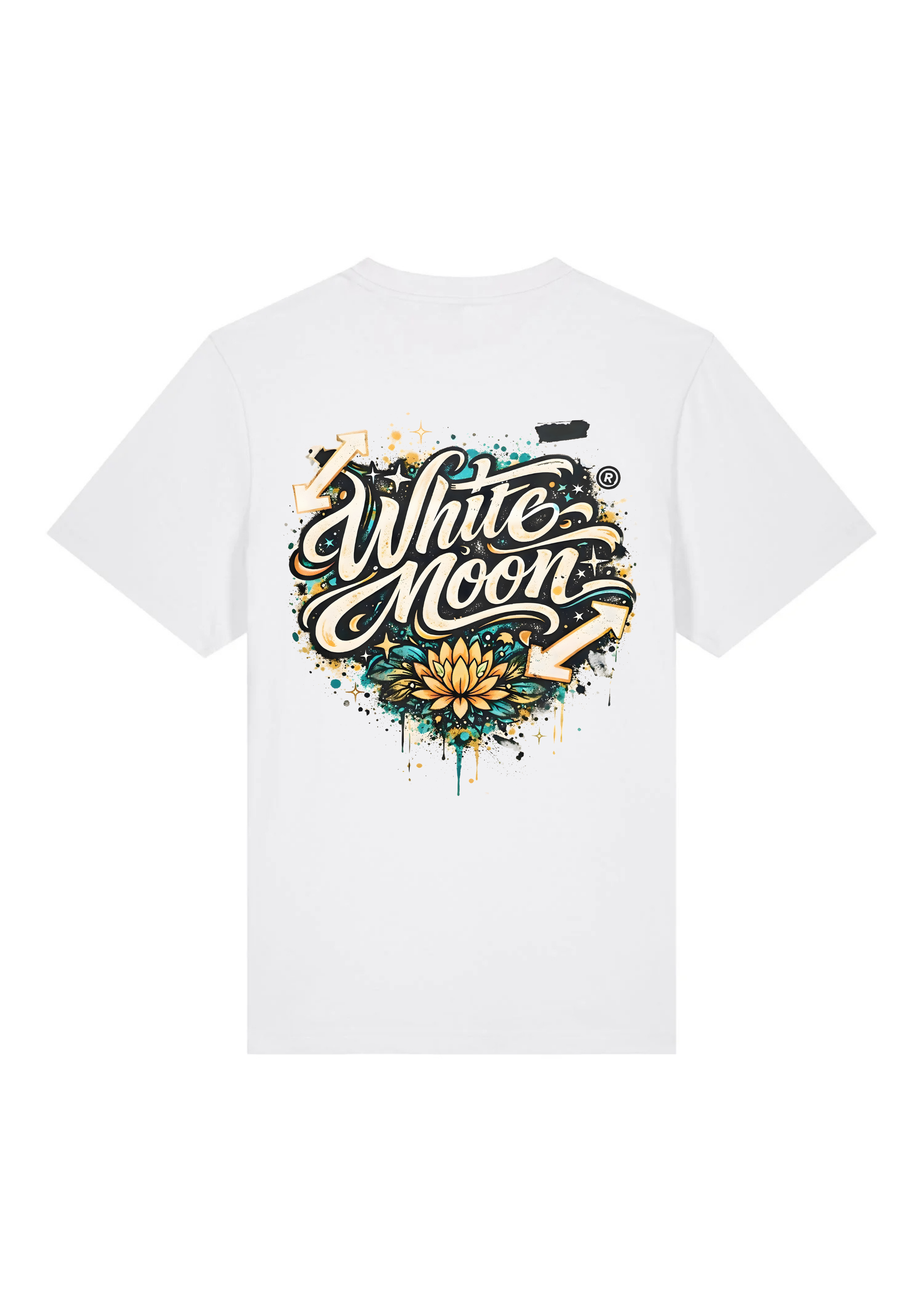 White Moon - Signature Heavy Tee (White)