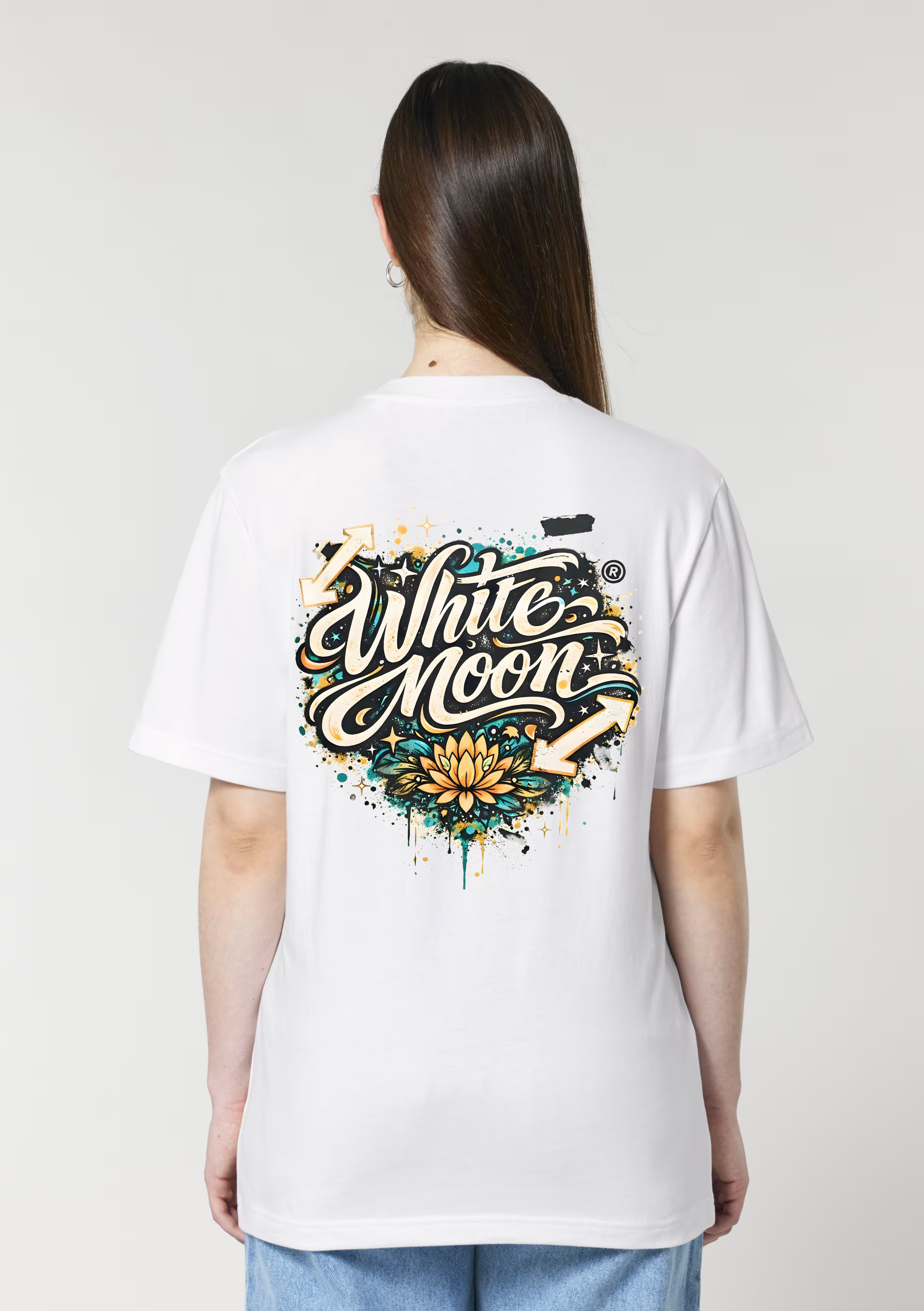 White Moon - Signature Heavy Tee (White)