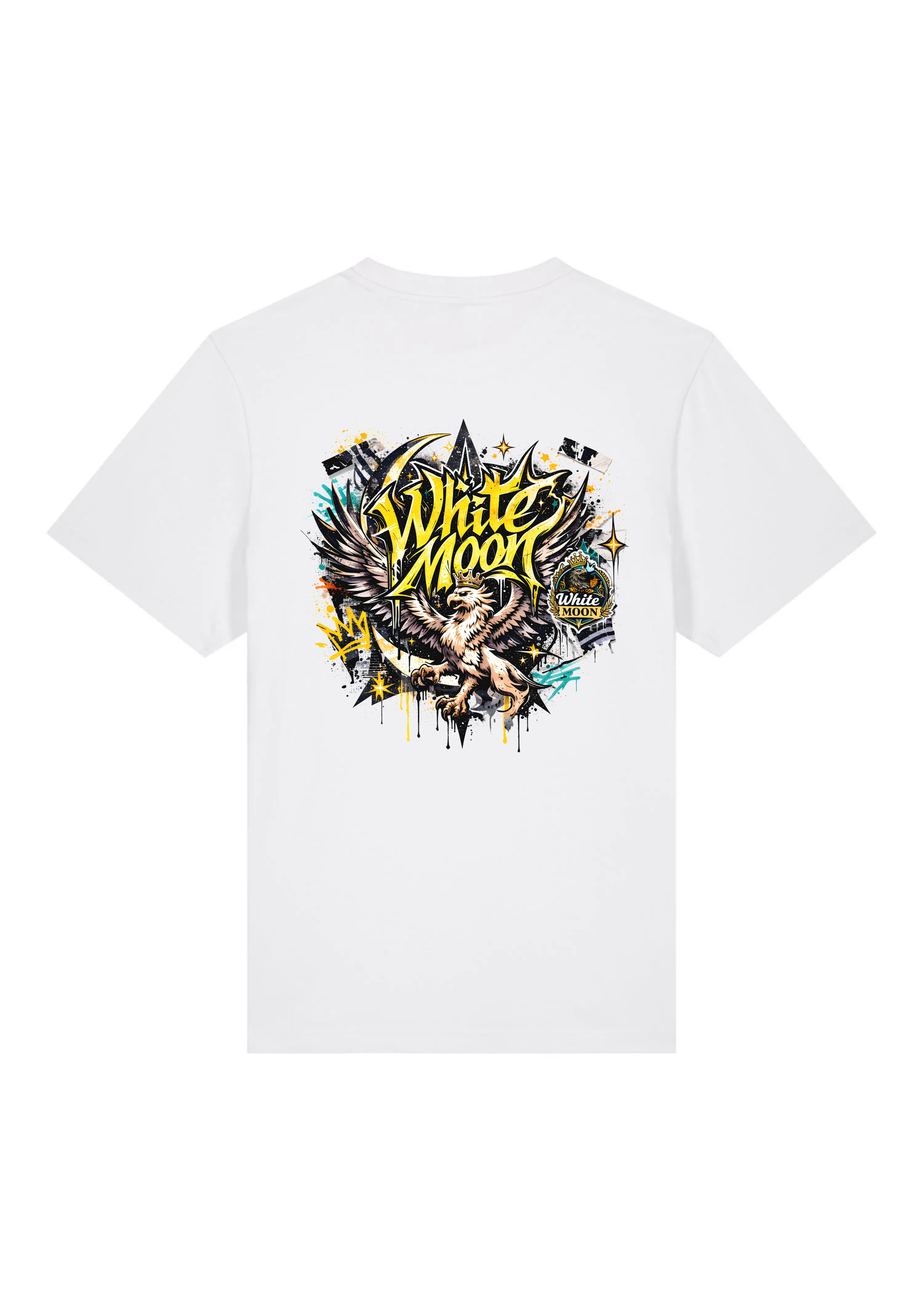 White Moon - "Guardian Griffin" Artwork Tee (White)